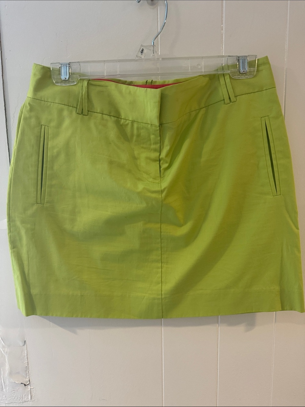 J. Crew Lime Green Mini Skirt